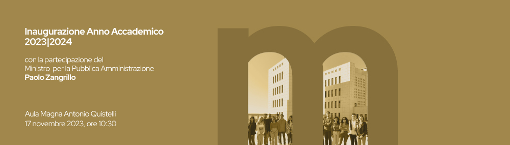 17 novembre | Cerimonia di Inaugurazione dell’Anno Accademico 2023/2024 - L'Università Mediterranea ha inaugurato il nuovo Anno Accademico nella prospettiva di “Reggio Città Universitaria”.